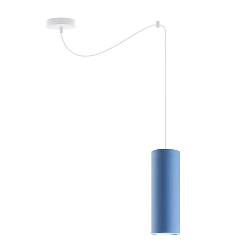 Konigstein 1 - Light Single;Cylinder Pendant, Blue, White
