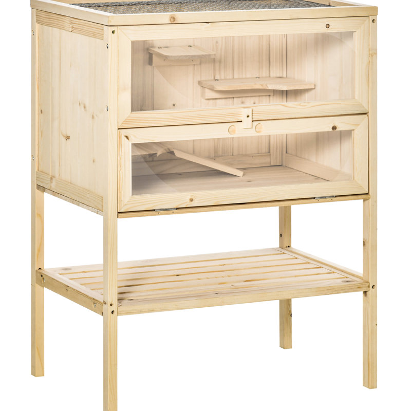 Ensemble de 3 souris pour petits animaux en bois massif et en bois fonctionnel