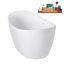 Baignoire autoportante de 63 po avec drain interne Streamline-101413193
