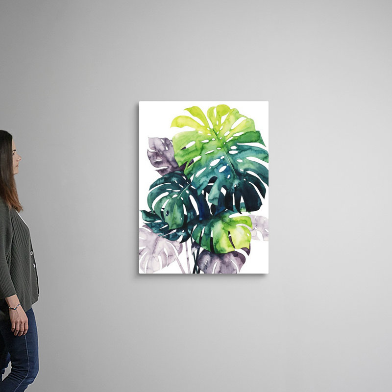 Art mural sur toile Twilight Palms IV, Toile tendue, H 40 po x l 30 po