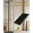 Z-Shaped Freestanding Garment Rack With Natural Rock Base, Space-Saving Coat Tree For Bedroom, Office, Hallway, And Living Room, Sturdy Metal Construction, Easy Assembly