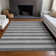 Washable Striped Indoor / Outdoor Rug