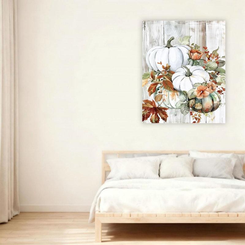 Art mural 24 po x 36 po Rustic White