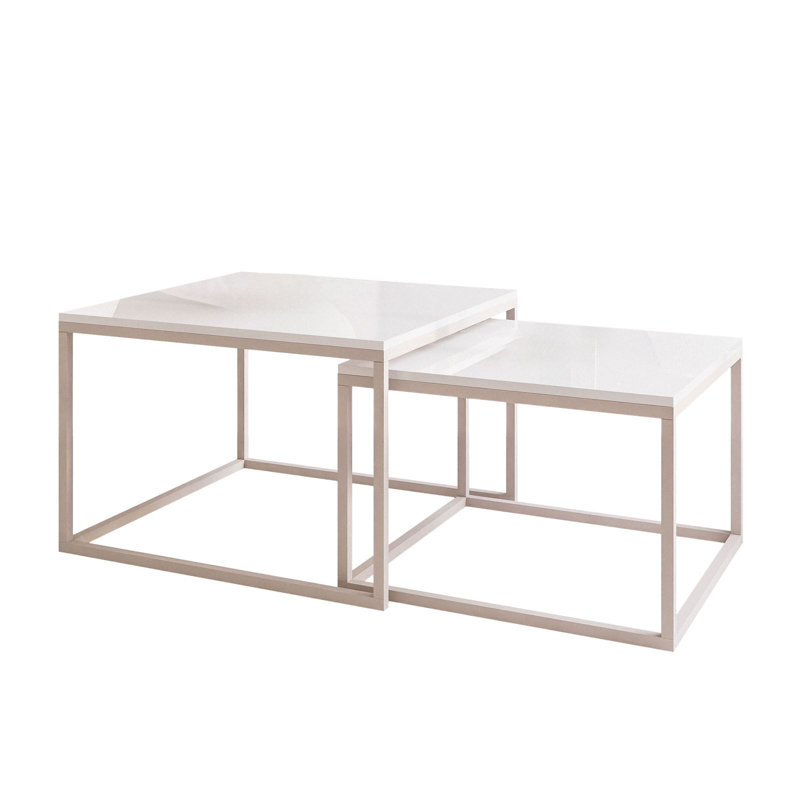 Chyral Coffee Table, White