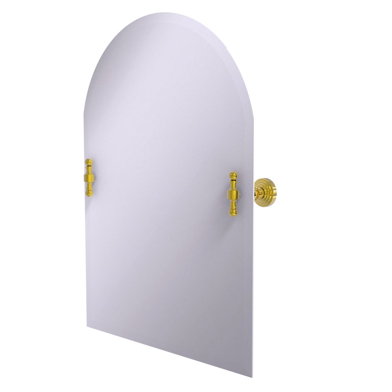 Miroir d'appoint Retro Wave, Laiton poli