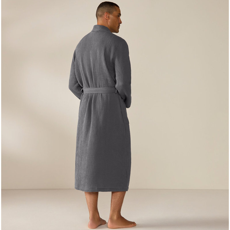 Pebbled Terry Robe, Large/XLarge, Shadow