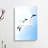 Seagulls In Flight In Abstract - Wrapped Canvas Print-55340464