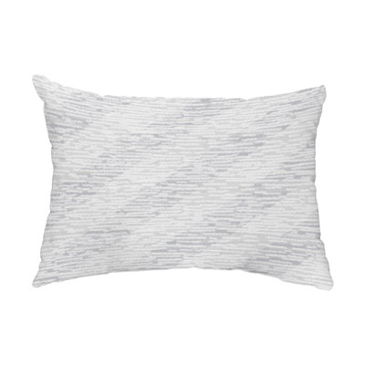 Marled Knit Stripe Outdoor Rectangular Pillow Cover & Insert