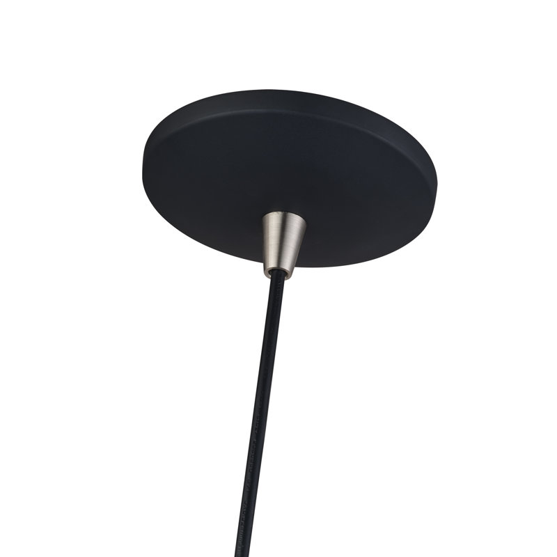 Luminaire suspendu Catrinia, Noir mat