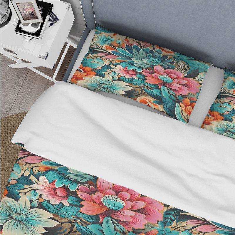 Ensemble de housse de couette Artistic Nomad Boho, Housse de couette pour très grand lit et 2 très