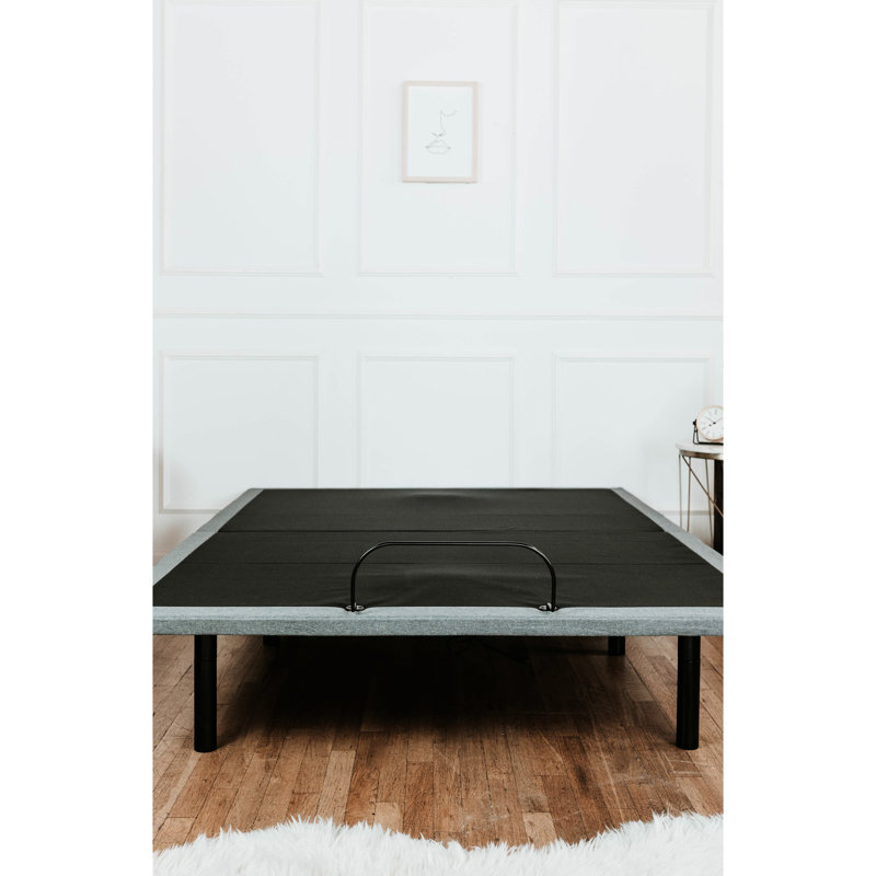 Adjustable Bed Base Btx5 - Dual 3-level Massages, Wireless Remote, 55 In Deep Full Size Easy Assembly, Massage, 73.1 Length