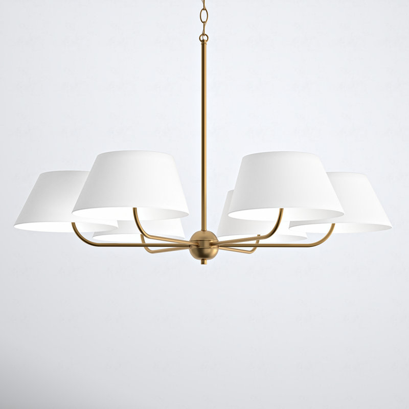 Arielle Dimmable Classic / Traditional Chandelier, 21.25" H x 36" W