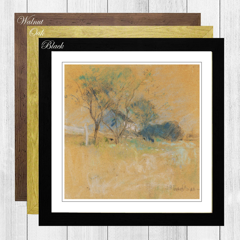 John Henry Twachtman - Single Picture Frame Painting, Oak