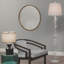 Miroir rond en fer raffiné-1682237035