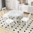 Moneke 5-Piece Dining Table Set, Wooden Kitchen Table with 4 Chairs