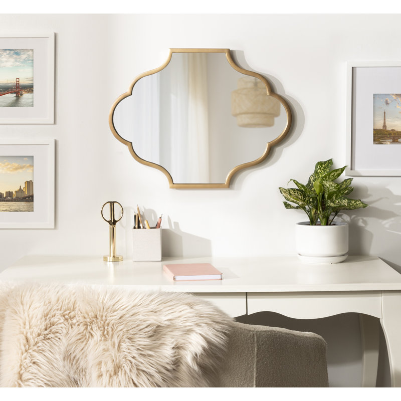 Miroir d'appoint Passabe Glam, Doré, 18 po x 24 po