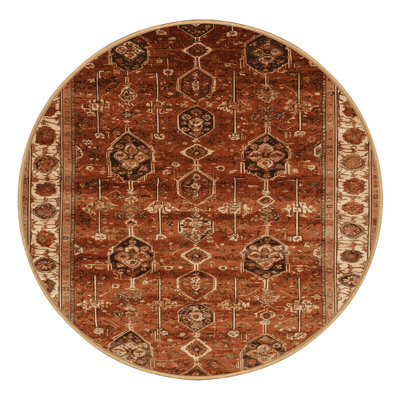Machine Washable Turkish Brown Area Rug