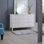 Commode Daniel G1317-D-90 (sans miroir), blanc