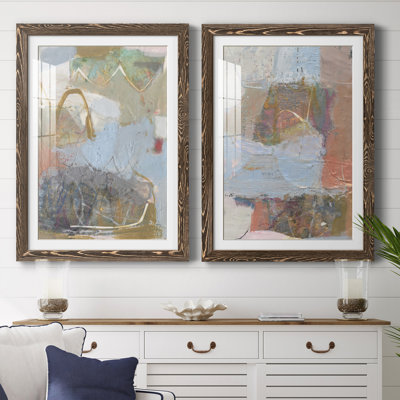 Minim I - ensemble de 2 peintures encadrées