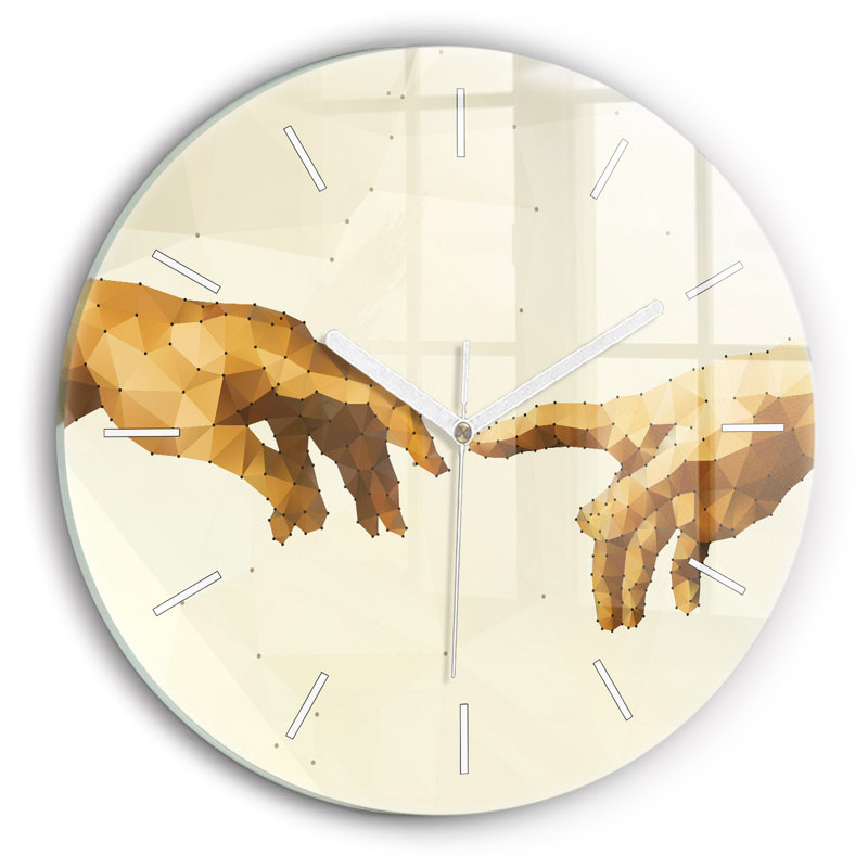 Glass Wall Clock