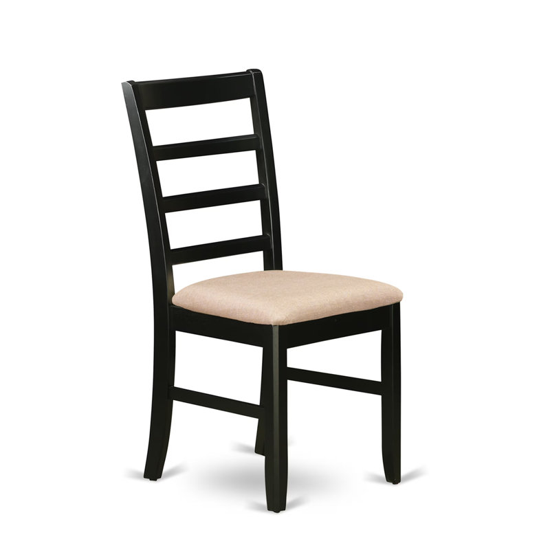 Ensemble de table de salle à manger 5 pièces moderne comprenant une table rectangulaire en bois avec feuille papillon et 4 chaises de salle à manger en tissu de lin, noir et cerise