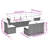 Vidaxl Garden Sofa Set Black, Cream