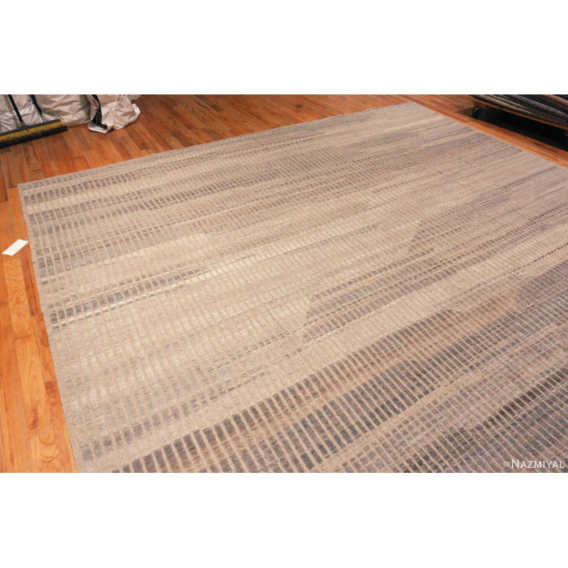 Best Modern Moroccan One-of-a-Kind Rectangle 12'5" X 15'2" Area Rug