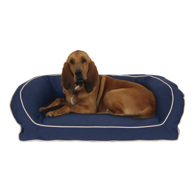 Classic Canvas Bolster Dog Bed
