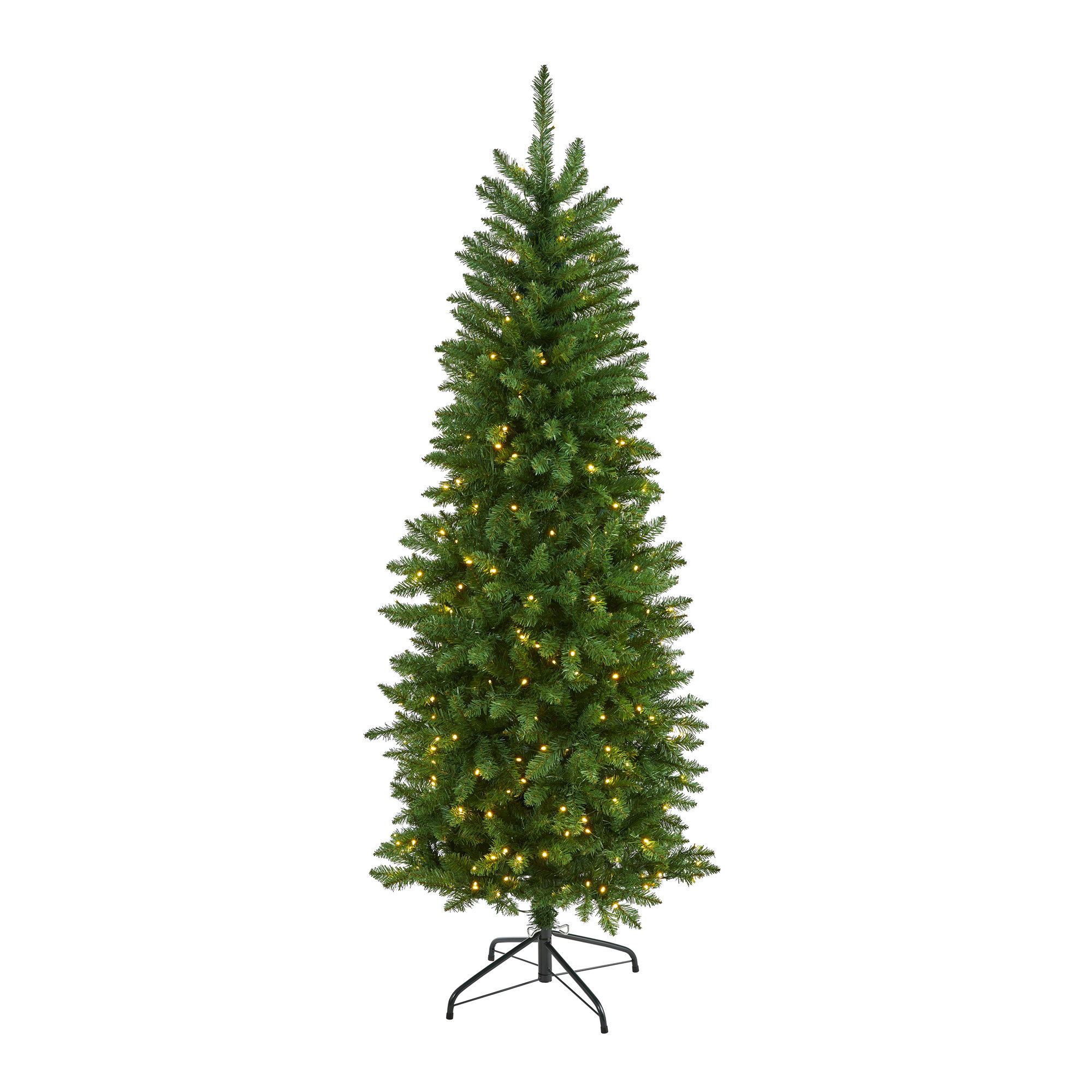 Lighted Artificial Christmas Tree, 6' H