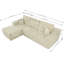 Canapé modulaire 105 po avec méridienne en L 105 po, canapé modulaire moderne avec assise profonde, canapé rembourré pour le salon et la chambre à coucher, aucun assemblage requis-627489500-627489489-627489488