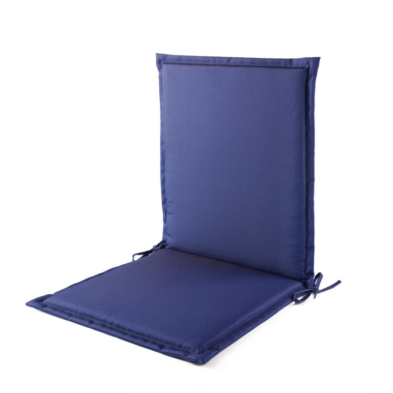 Coussin de siège / dossier d'extérieur 1 pièce Pervis l 20 po x P 20 po, Bleu marine