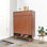 Armoire de rangement pour chaussures 5 niveaux avec 2 tiroirs