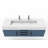 Nile 60" Wall-Mounted Single Bathroom Vanity Set-82347393-61447975-61447972