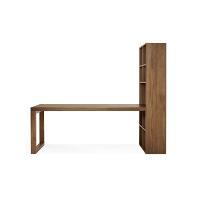 Bureaux rectangulaires en bois massif Burlywood