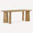 Adria Laurel Dining Table 96" - Natural