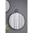Iron Frame Vertical Round Mirror