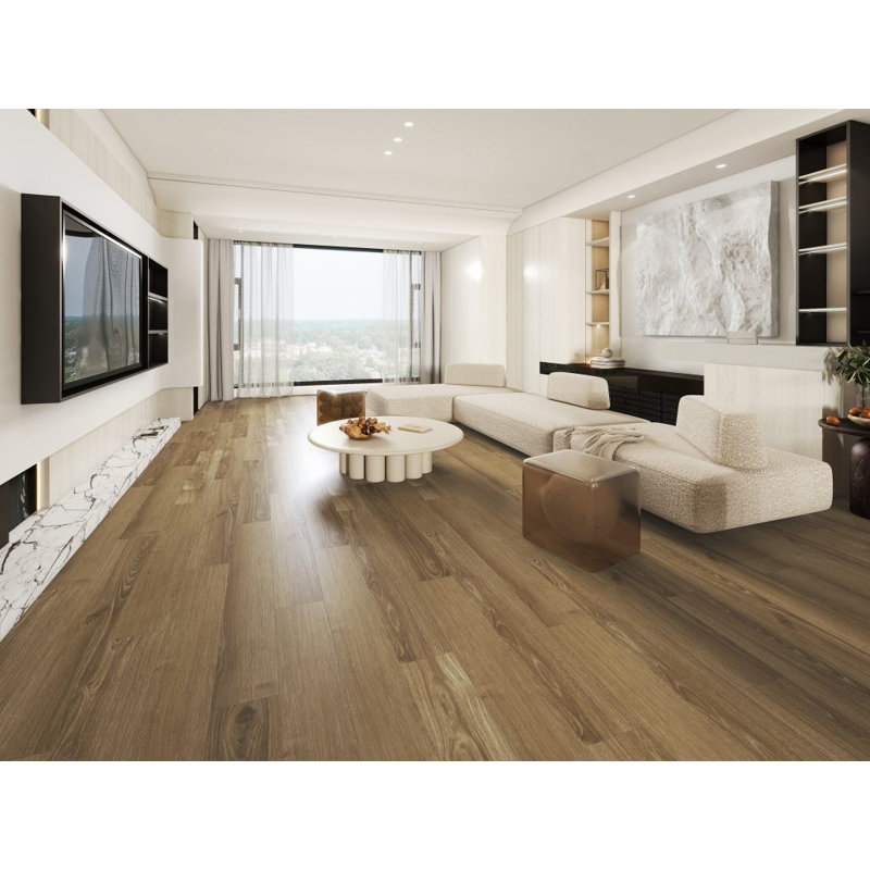 ONYX-PRO, 20 mil, Click-In SPC Flooring, 5mm Tahiti, Dark Brown