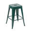 Tabouret à hauteur de comptoir 24 po, ensemble de 4 tabourets de bar en métal sans dossier, empilable, amovible et facile à assembler, pour économiser de l'espace pour un îlot de cuisine / bar / café / salle à manger-1284230607-1284229680
