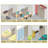 Oat 6-Panel Single Rail Blackout Panel Track Extendable 70"-130"W x 94"H, Panel width 23.5"-87210748