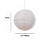 Irregular Paper Sphere Pendant Shade-18563004