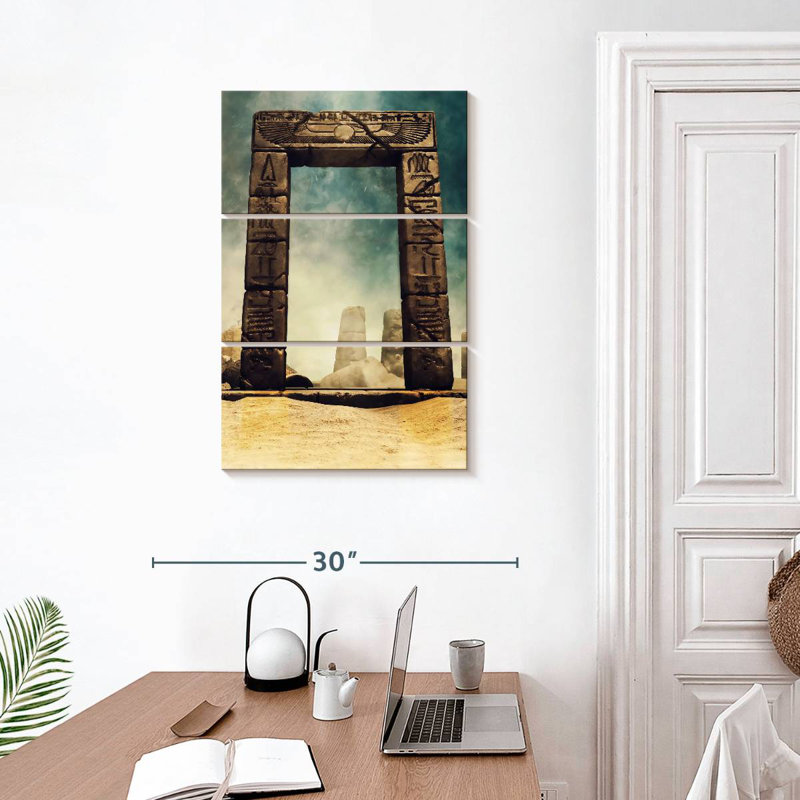 Lilie Ancient Egyptian Stone Arch, 32" H x 20" W