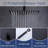 Shower Faucet Set, Shower System Bathroom High Pressure 12 Inches Rainfall Shower Head With Handheld Spray, Wall Mounted Shower Fixtures With Shower Valve And Trim Kit, Matte Black-124944734