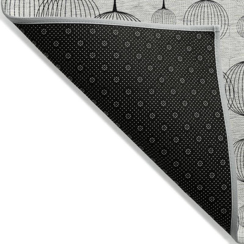 Tapis intérieur / extérieur argenté 8 'x 10'