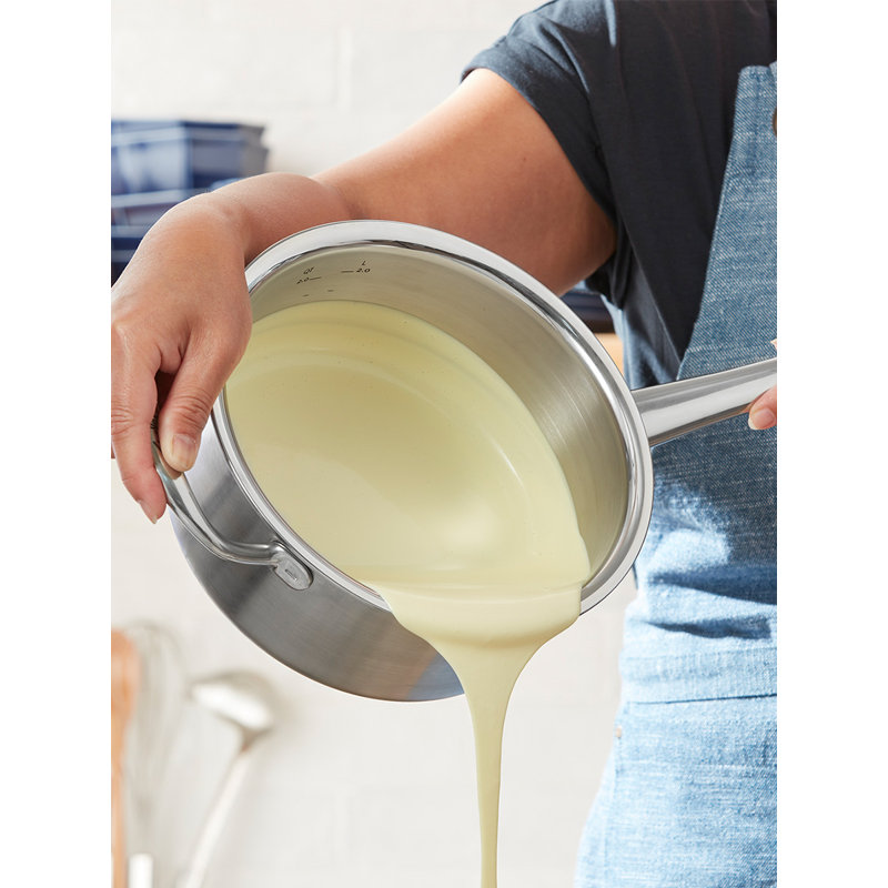 M5 Pro-ply 5-ply Stainless Steel Saucepan, 1.5 Quart, 3 quarts