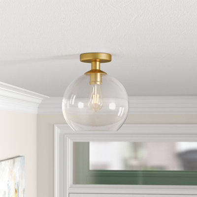 Plafonnier semi-encastré à 1 lumière Snead