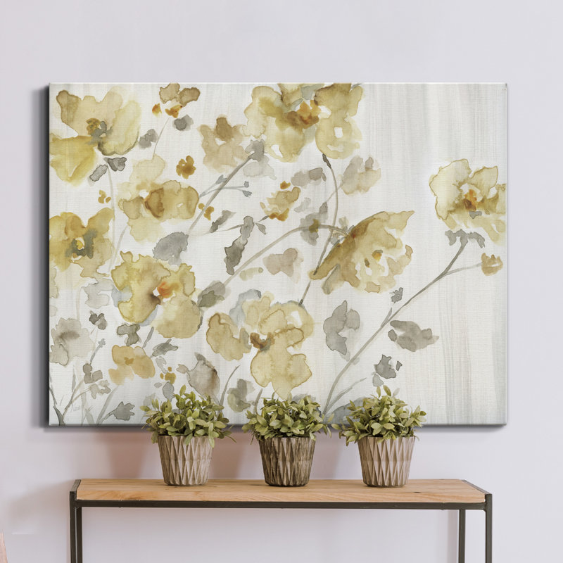 " Blooming Neutral ", 12" H x 8" W x 1" D
