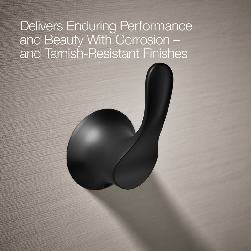 Simplice Robe Hook, Black