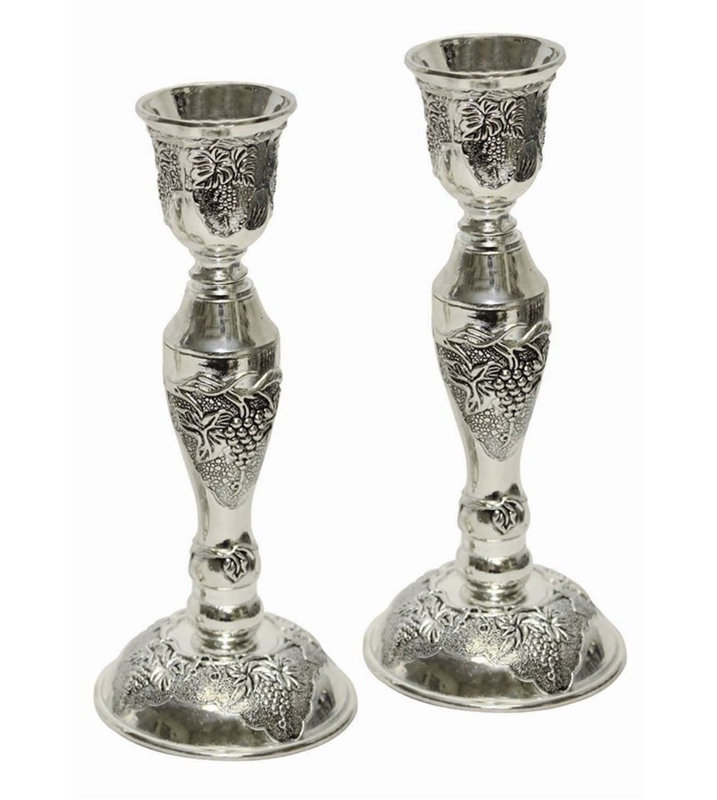 Nickel Plated Candlestick