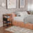 3-Tier Nightstands With Charging Station,Set Of 2,End Table,Bed Side Table With Fabric Drawer