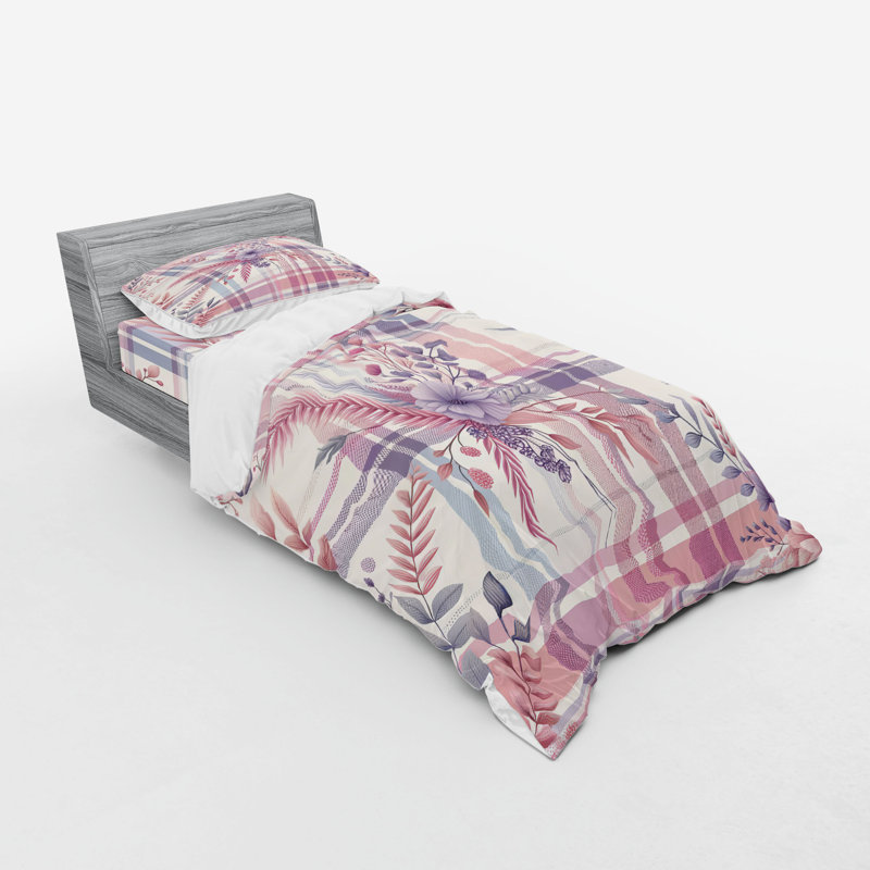 Ensemble de literie Ambesonne, Housse de couette simple très longue + 2 pièces